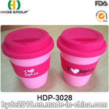 Taza plástica libre del viaje de la taza de café de 350ml BPA con la manga (HDP-3028)
